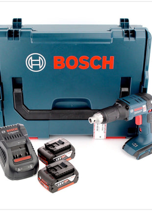 Bosch GSR 18 V-EC TE Akku Trockenbauschrauber 18V 25Nm Brushless + 2x Akku 5,0Ah + Ladegerät + Magazinvorsatz MA 55 + L-Boxx - Toolbrothers