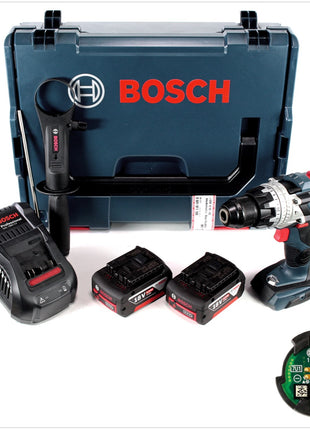 Bosch GSB 18V-85 C Akku Schlagbohrschrauber 18V 85Nm 1/2" Brushless + 2x Akku 5,0Ah + Ladegerät + Connectivity Modul + L-Boxx ( 06019G0301 ) - Toolbrothers