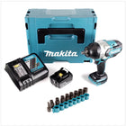 Makita DTW 1002 RF1J Akku Schlagschrauber 1/2“ 18V 1000Nm Brushless + 1x Akku 3,0Ah + Ladegerät + 9tlg. Steckschlüssel Set + Makpac - Toolbrothers
