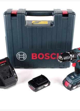 Bosch GSB 18-2-Li Plus Professional 18 V Akku Schlagbohrschrauber mit 2 x 1,5 Ah Akkus + Ladegerät im Koffer ( 06019E7173 ) - Toolbrothers