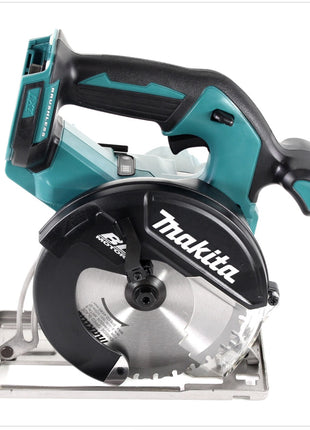 Makita DCS 551 RTJ Akku Metall Handkreissäge 18 V Brushless 150 x 20 mm im Makpac mit Schutzbrille und 2x BL1850 B 5,0 Ah Akku und Ladegerät - Toolbrothers