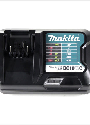 Makita DC 10 WC 10,8 V Ladegerät für Li-Ion Akkus ( 197334-1 ) - Toolbrothers