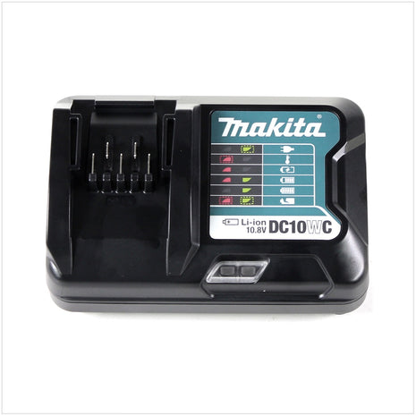 Makita DC 10 WC 10,8 V Ladegerät für Li-Ion Akkus ( 197334-1 ) - Toolbrothers