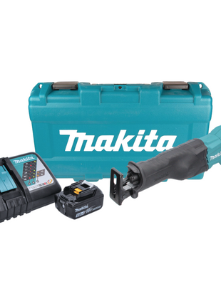 Makita DJR 186 RT1K Akku Reciprosäge Säbelsäge 18 V + 1x Akku 5,0 Ah + Ladegerät + Koffer - Toolbrothers