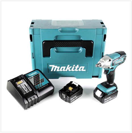 Makita DTW 190 RTJ Akku Schlagschrauber 18V 190 Nm + 2x Akkus 5,0Ah + Schnellladegerät im Makpac 2 - Toolbrothers