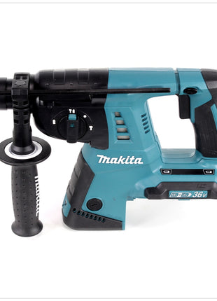 Makita DHR 263 RTJ 2x18V / 36 V SDS-Plus Akku Bohrhammer mit 2 x 5,0 Ah Akku + DC18RC Ladegerät im Makpac 4 + Bohrerfett - Toolbrothers