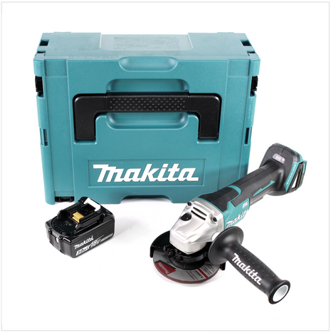 Makita DGA 455 F1J Akku Winkelschleifer 18 V 115mm Brushless + 1x Akku 3,0Ah + Makpac - ohne Ladegerät - Toolbrothers