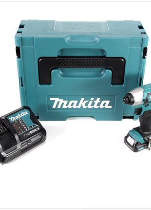 Makita TD 110 DSA1J 10,8 V Li-Ion Akku Schlagschrauber im Makpac + 1x BL 1020 2,0 Ah 10,8 V Akku + DC10SA 10,8 V Schnelladegerät - Toolbrothers