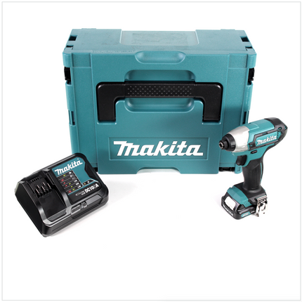 Makita TD 110 DSA1J 10,8 V Li-Ion Akku Schlagschrauber im Makpac + 1x BL 1020 2,0 Ah 10,8 V Akku + DC10SA 10,8 V Schnelladegerät - Toolbrothers