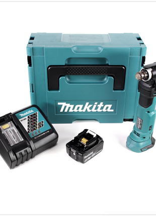 Makita DTM 51 RT1J 18V Li-Ion Akku Multifunktionswerkzeug im Makpac + 1x BL 1850 B 5,0 Ah Li-Ion Akku + DC 18 RC Akku Schnellladegerät - Toolbrothers