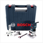 Bosch GKF 600 Professional Kantenfräse im Handwerkerkoffer mit Parallelanschlag und Führungshilfe ( 060160A100 ) - Toolbrothers