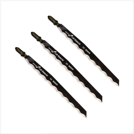 Bosch 3x Stichsägeblätter T 313 AW 126mm zum Sägen in weichen Werkstoffen ( 2608635187 ) - Toolbrothers