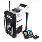Makita DMR 109 RA1 W Akku Baustellen Radio 7,2 - 18 V weiß + 1x Akku 2,0 Ah + Ladegerät - Toolbrothers