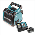 Makita DMR 200 Baustellen Lautsprecher 10,8-18V Grün Bluetooth + 1x Akku 5Ah + Ladegerät - Toolbrothers