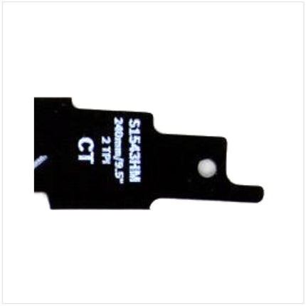 Bosch 5x Säbelsägeblatt S 1543 HM 240mm / 9" zum Sägen in Ziegelstein, Porenbeton, Zementstoffe SET - Toolbrothers