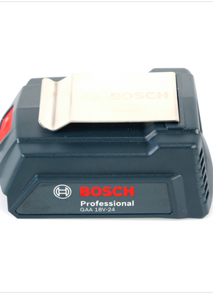 Bosch USB Power Set 18 V mit GAA Professional USB Adapter für 14,4 V / 18 V Akkus + 1x GBA 18V 4,0 Ah Li-Ion Einschub Akku + 1x Schnell Ladegerät GAL 1880 CV - Toolbrothers