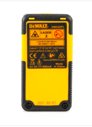 DeWalt DW 030 PL Taschen Laser Entfernungsmesser 9 Meter - Toolbrothers