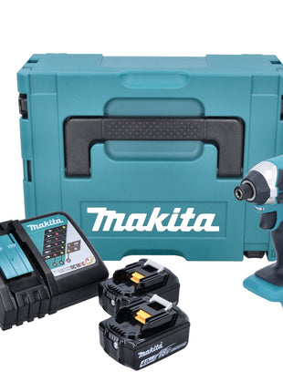 Makita DTD 152 RMJ 18 V Li-Ion Akku Schlagschrauber im Makpac mit 2x 4,0 Ah Akku und 1x Schnell Ladegerät - Toolbrothers