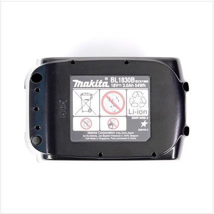 Batería Makita BL 1830 B 18 V 3,0 Ah / 3000 mAh Li-Ion con pantalla LED (197599-5)