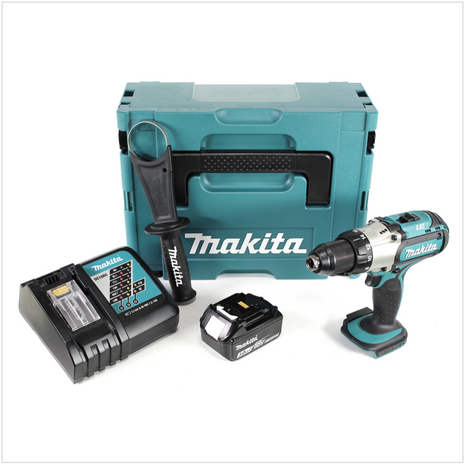 Makita DDF 451 RF1J Akku Bohrschrauber 18V 80Nm + 1x Akku 3,0Ah + Ladegerät im Makpac - Toolbrothers