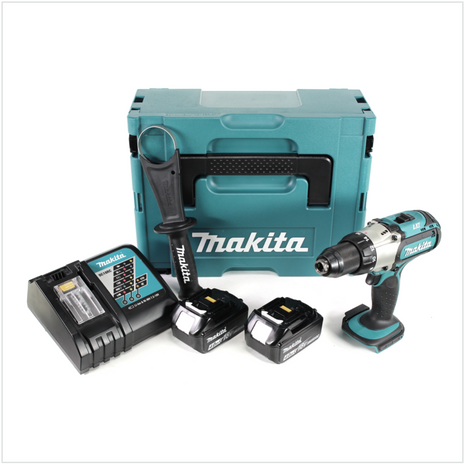 Makita DDF 451 RMJ Akku Bohrschrauber 18V 80Nm + 2x Akkus 4,0Ah + Ladegerät im Makpac - Toolbrothers