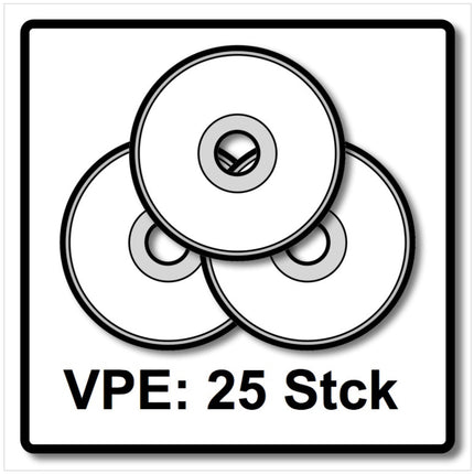 Bosch AS 60 T INOX BF Trennscheibe 115 x 1,0 mm 25 Stück ( 25x 2608600545 ) - Toolbrothers