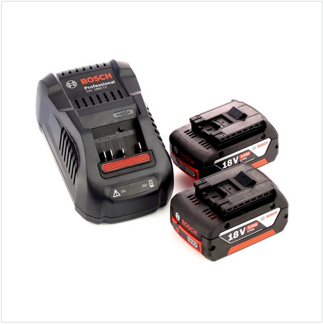 Bosch Starter-Set 18 V mit 2x GBA 18 V 5,0 Ah Li-Ion Akku + GAL 1880 Schnell Ladegerät - Toolbrothers