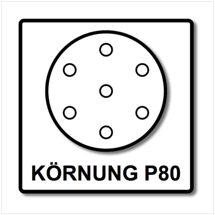 Festool STF D125 P80 GR NET/50 Abrasive Net 125mm - 50 pcs. (203294)