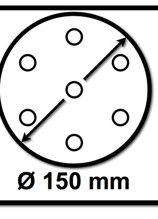 Festool Netzschleifmittel	STF D150 P150 GR NET/50 150 mm / 50 Stk. ( 203306 ) - Toolbrothers