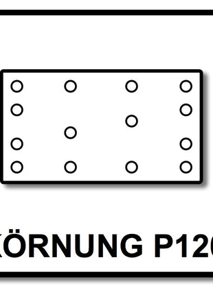 Festool Granat STF 80x133 P120 Net/50 Abrasif maillé - 50 pcs. (203287)