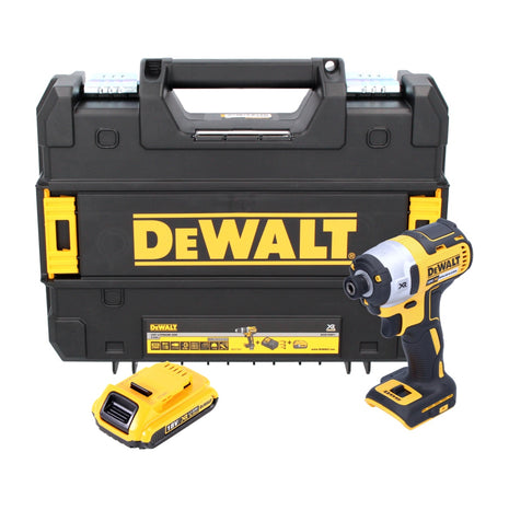 DeWalt DCF 887 NT Akku Schlagschrauber 18 V 205 Nm 1/4" Brushless + 1x Akku 2,0 Ah + TSTAK - ohne Ladegerät - Toolbrothers