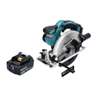 Makita DSS 611 F1 Akku Handkreissäge 18 V 165 mm + 1x Akku 3,0 Ah - ohne Ladegerät - Toolbrothers