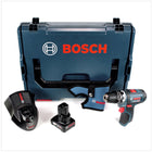 Bosch GSR 12V-15 FC Professional FlexiClick Akku Bohrschrauber mit Bohrfutteraufsatz in L-Boxx mit 1x Bosch GBA 6,0 Ah Akku und GAL 1230 CV Ladegerät - Toolbrothers