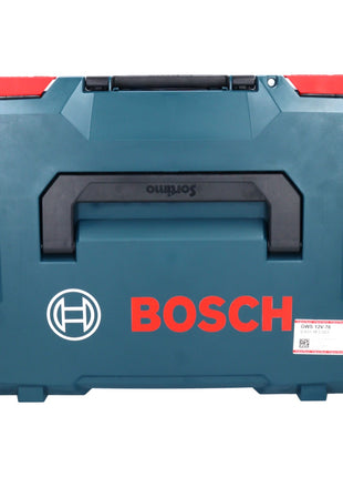 Bosch GWS 12V-76 Professional Akku Winkelschleifer 12 V 76 mm Brushless + 1x Akku 3,0 Ah + Ladegerät + L-Boxx - Toolbrothers