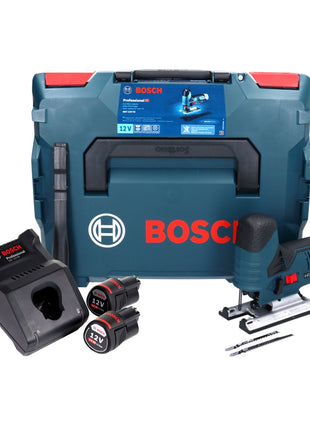 Bosch GST 12V-70 Professional Akku Stichsäge 12 V + 2x Akku 3,0 Ah + Ladegerät + L-Boxx - Toolbrothers