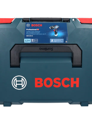 Bosch GSB 12V-15 Professional Akku Schlagbohrschrauber 12 V 30 Nm + 2x Akku 3,0 Ah + Ladegerät + L-Boxx - Toolbrothers