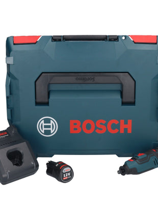 Bosch GRO 12V-35 Professional Akku Rotationswerkzeug 12 V + 1x Akku 3,0 Ah + Ladegerät + L-Boxx - Toolbrothers