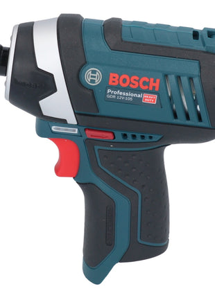 Bosch GDR 12V-105 Professional Akku Drehschlagschrauber 12 V 105 Nm 1/4" + 2x Akku 6,0 Ah + Ladegerät + L-Boxx - Toolbrothers