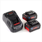 Bosch Starter-Set 18 V mit 2x GBA 18V 7,0 Ah / 7000 mAh ProCORE Professional Li-Ion Einschub Akku + GAL 1880 CV Ladegerät ( 1600A013H4 ) - Toolbrothers