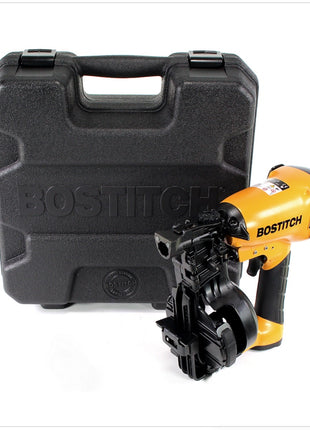 Bostitch RN46K-1-E CT Dachpappnagler Druckluft Nagler Coilnagler im Transportkoffer Kontaktauslösung, bis 45mm - Toolbrothers