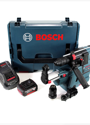 Bosch GBH 18V-26 F Akku Bohrhammer 18V 2,6J SDS-Plus in L-Boxx mit GDE 18V-16 Staubabsaugung, 1x 6Ah Akku und Ladegerät - Toolbrothers