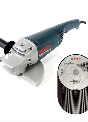 Bosch Professional GWS 22-230 JH 2200 W 230 mm Winkelschleifer + 25x Bosch AS 46 T INOX BF Trennscheibe - Toolbrothers