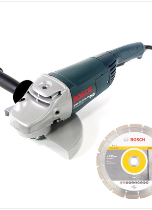 Bosch Professional GWS 22-230 JH 2200 W 230 mm Winkelschleifer + 1x Bosch Diamant Trennscheibe 230 mm Standard for Universal - Toolbrothers