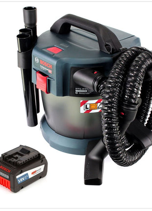 Bosch GAS 18V-10 L Professional Li-Ion Akku Staubsauger Nass- und Trockensauger + 1x GBA 6,3 Ah EneRacer Akku, ohne Ladegerät - Toolbrothers