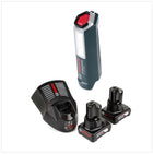 Bosch Professional GLI 12V-300 Akku Lampe + 2x GBA 12V 4,0 Ah Akku + GAL 1230 Ladegerät - Toolbrothers