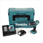 Makita DHP 483 RA1J Akku Schlagbohrschrauber 18 V 40 Nm Brushless + 1x Akku 2,0 Ah + Ladegerät + Makpac - Toolbrothers