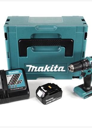 Makita DHP 483 RF1J Akku Schlagbohrschrauber 18 V 40Nm im Makpac + 1x 3,0 Ah Akku + Ladegerät - Toolbrothers