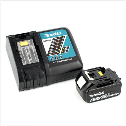 Akumulatorowa wiertarko-wkrętarka udarowa Makita DHP 483 RM1J 18V 40Nm w zestawie Makpac + 1x akumulator 4,0 Ah + ładowarka