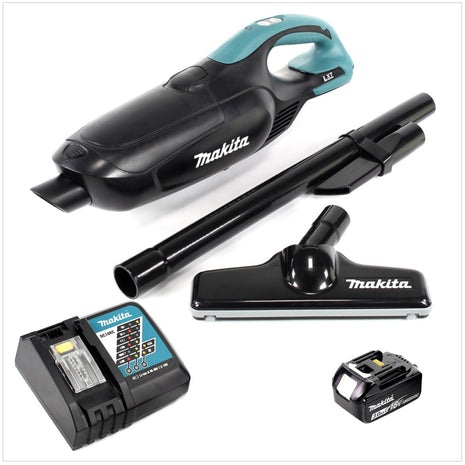 Makita DCL 182 RF1 B Akku Staubsauger 18 V Schwarz + 1x Akku 3,0 Ah + Ladegerät - Toolbrothers