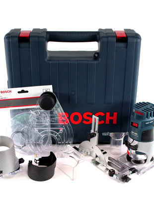 Bosch GKF 600 KIT Professional Kanten Fräse im Koffer mit Zubehör Set ( 060160A101 ) - Toolbrothers